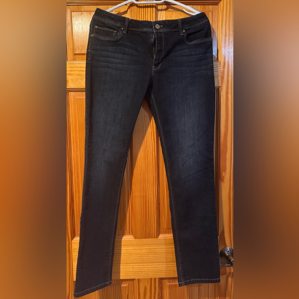 White House Black Market Dark Blue Slim Jeans